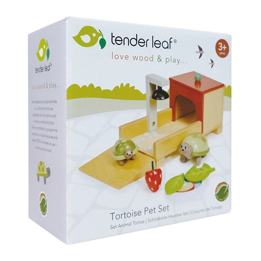 tender leaf Schildkröte Haustier Set