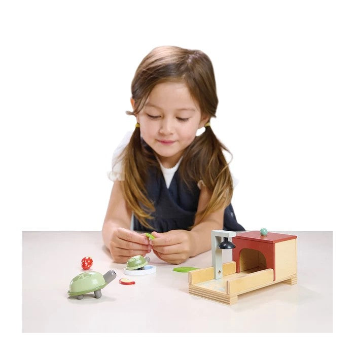tender leaf Schildkröte Haustier Set