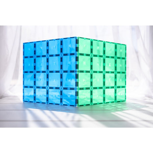 CONNETIX® Rainbow Blue & Green Base Plate 2-teilig