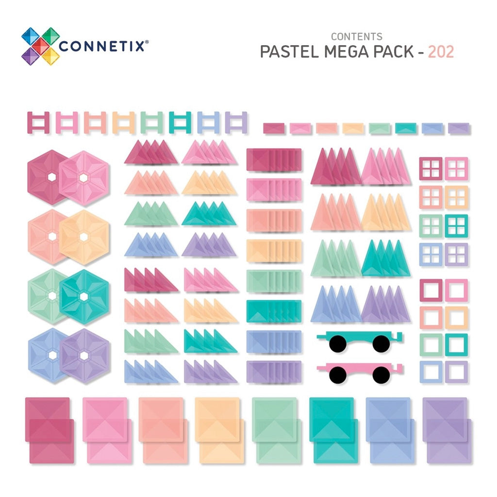CONNETIX® Pastel Mega Pack 202-teilig