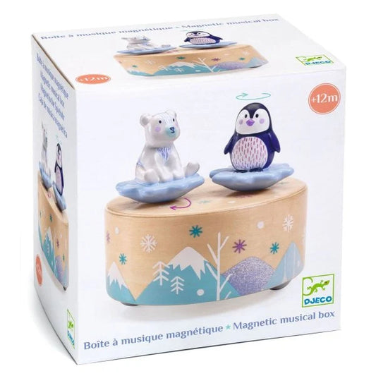 DJECO Musikuhr Eisbär & Pinguin