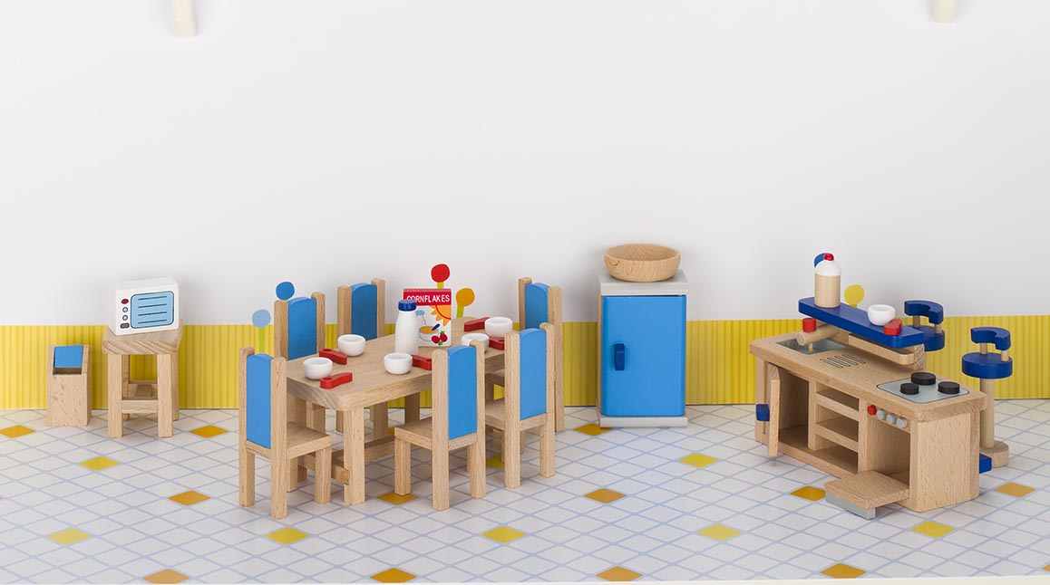 goki Puppenhausmöbel - Küche modern