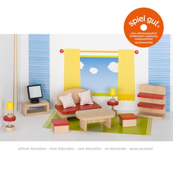goki Puppenhausmöbel Wohnzimmer basic