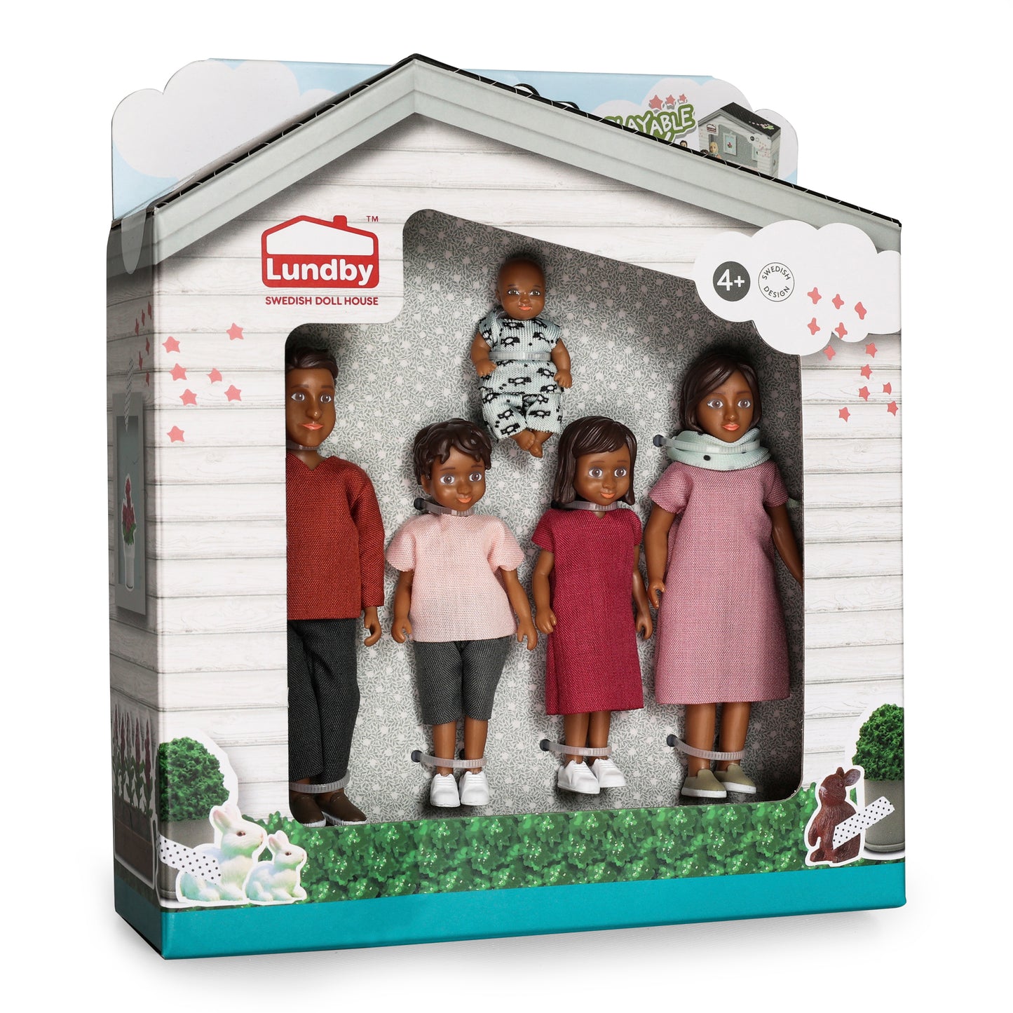 Lundby Puppenhauspuppen Familie Nikki