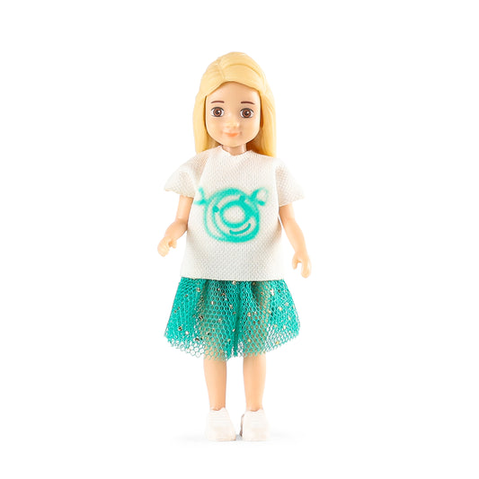 Lundby Puppenhauspuppe kreativ- mit 3 Frisuren und Kleidungsstücken