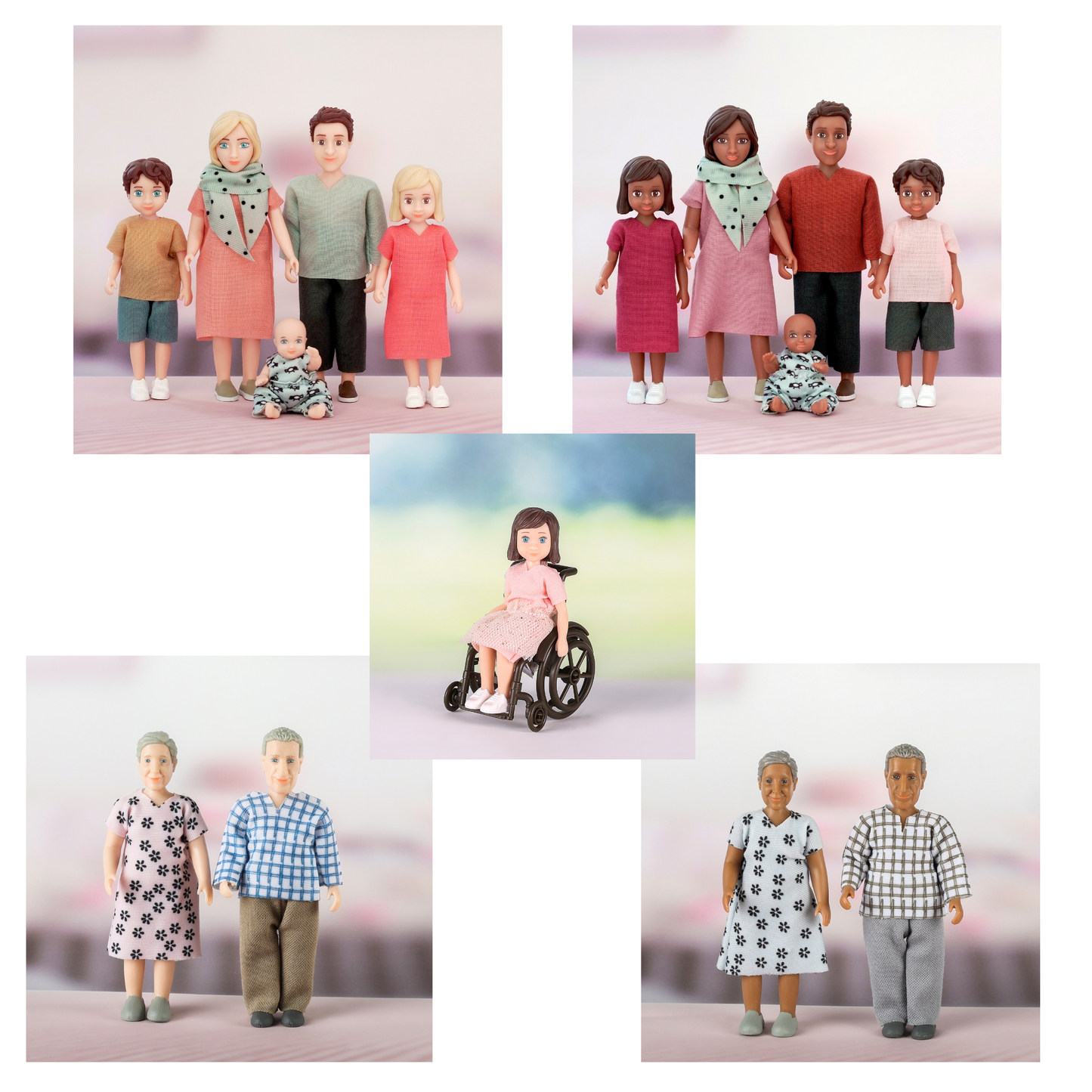 Lundby Puppenhauspuppen Vorschul-Set -Bundle
