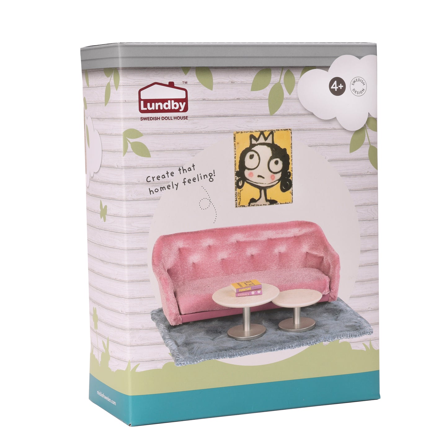 Lundby Wohnzimmer-Set, 7-teilig