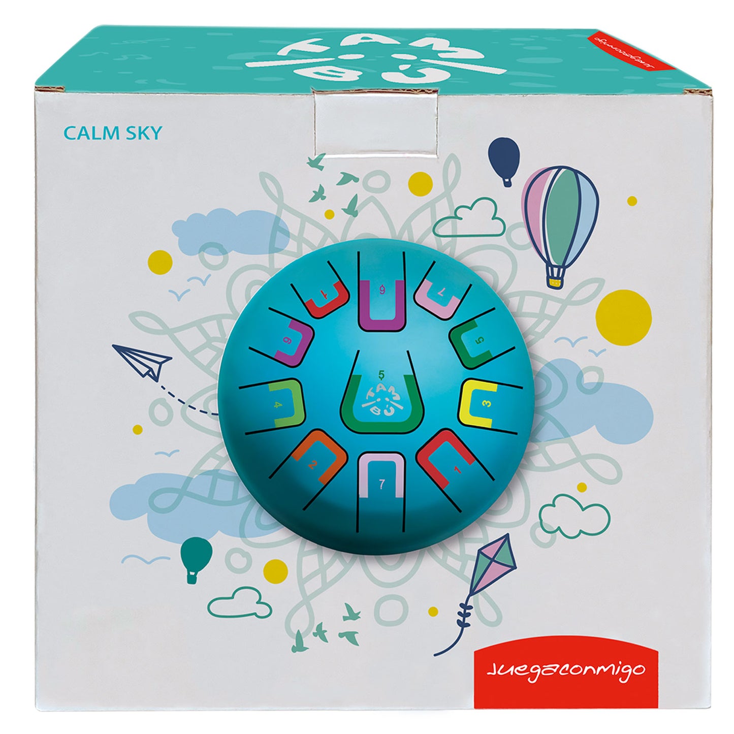 Tambu Zungentrommel Calm Sky (türkis glänzend)