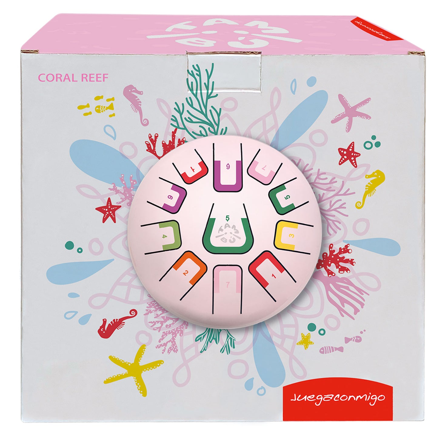 Tambu Zungentrommel Coral Reef (matt pink)