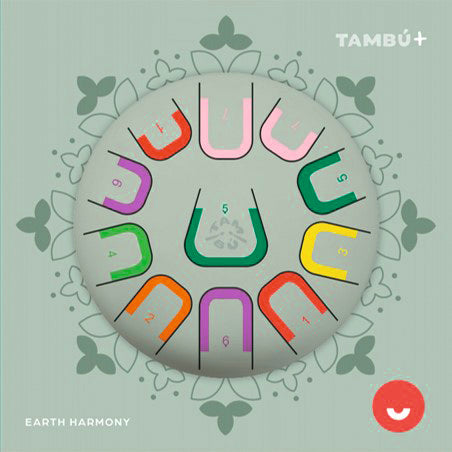 Tambu+ 25cm Zungentrommel Earth Harmony grün