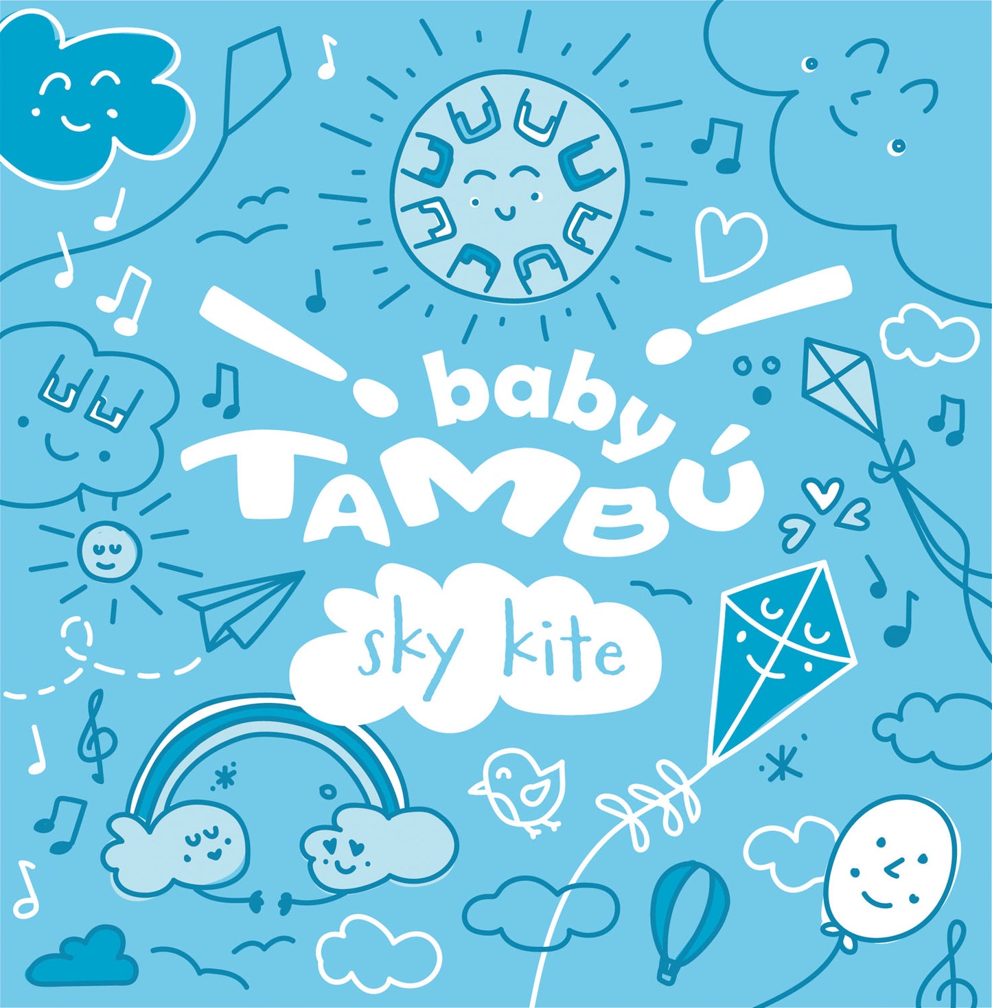 Tambu - Sky Kite (Hellblau) - Zungentrommel klein