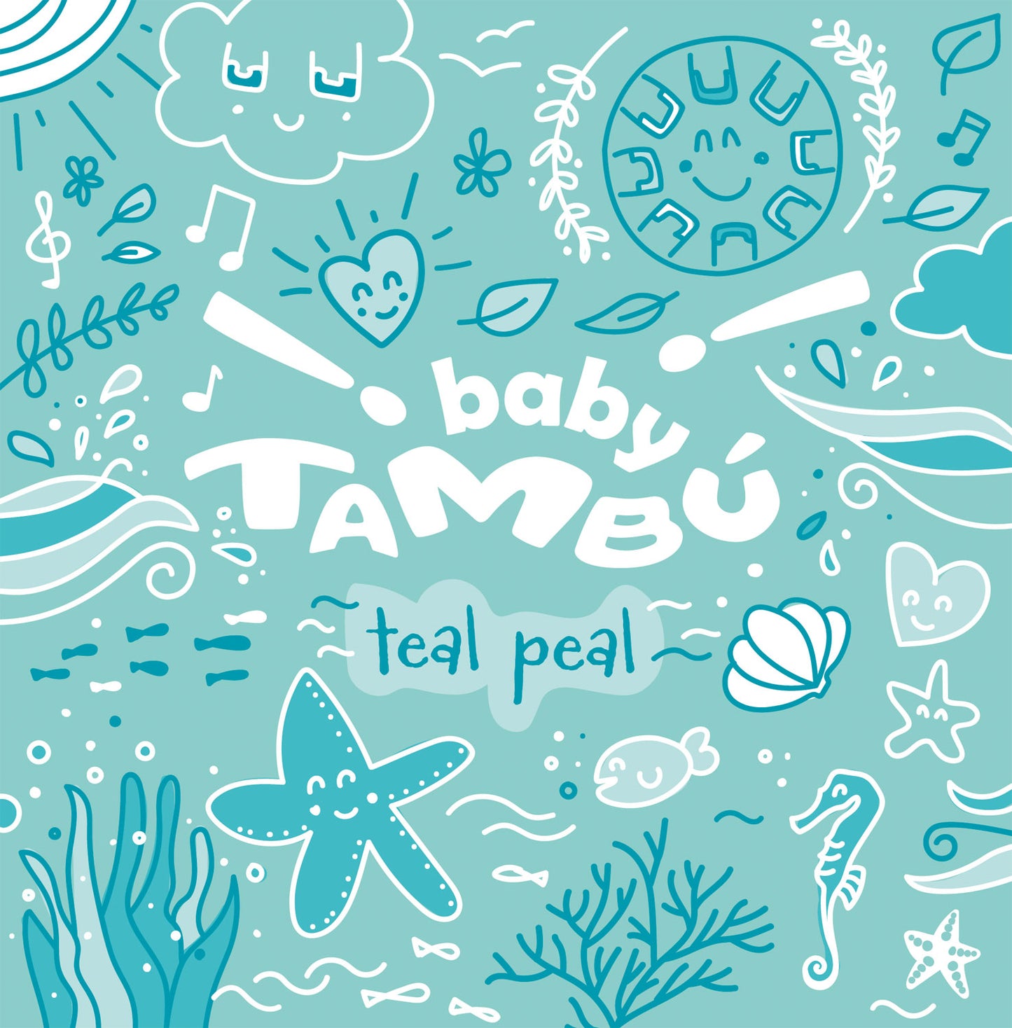 Tambu - Teal Peal (türkis) - Zungentrommel klein