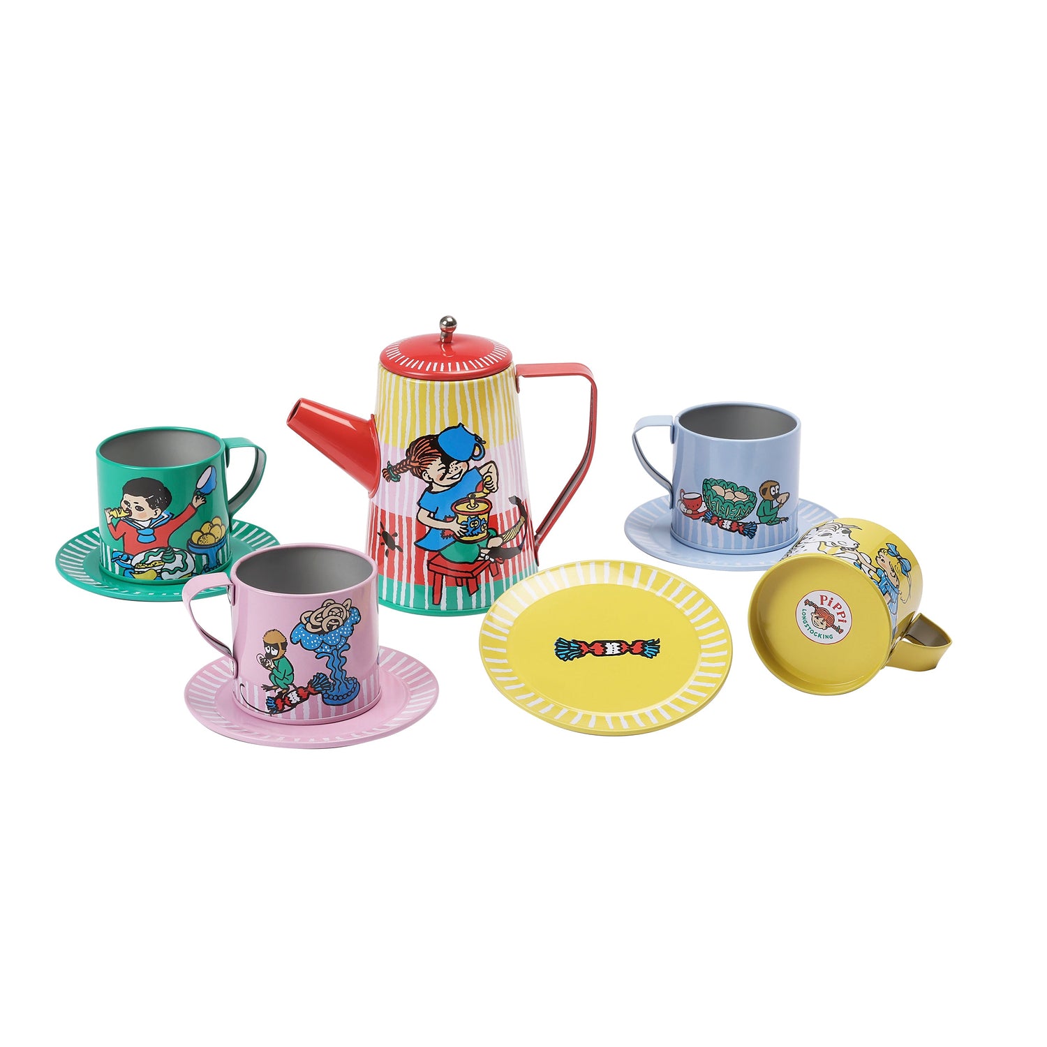 Pippi Kinderteeservice/Spielgeschirrset