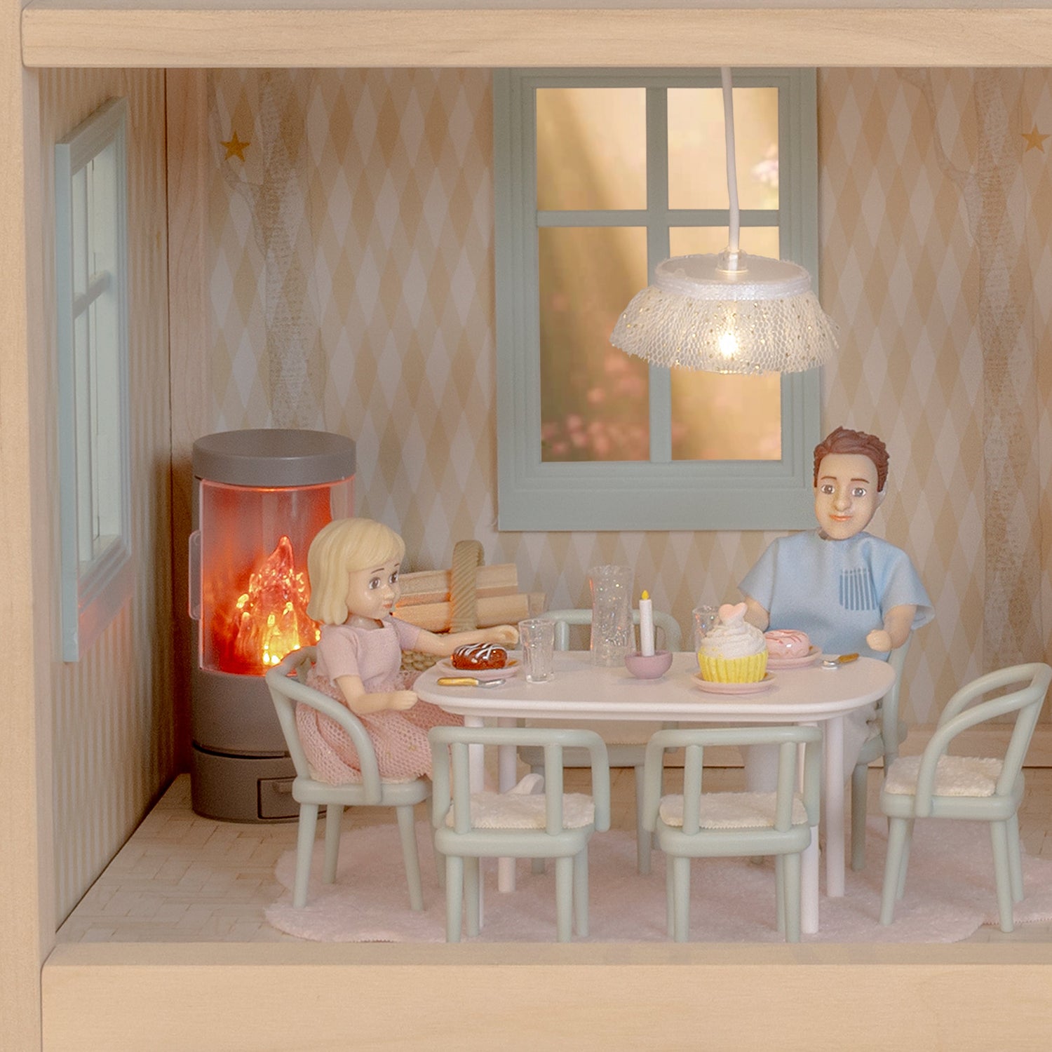 Lundby Puppenhaus Esszimmer