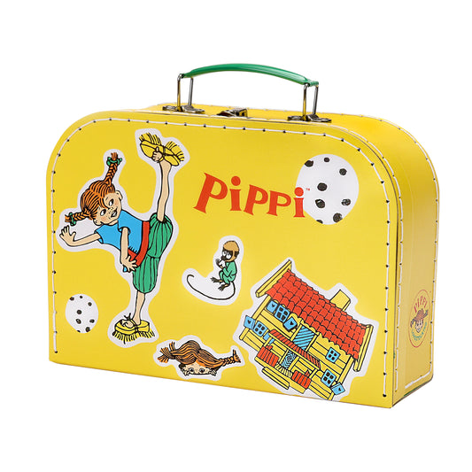Pippi - Kindertasche Pappkoffer in gelb - 25 cm
