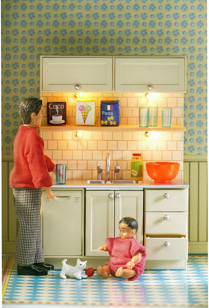 Lundby Smaland Küchen-Set mit Beleuchtung (funkt. nicht im aktuellen Puppenhaus Life)