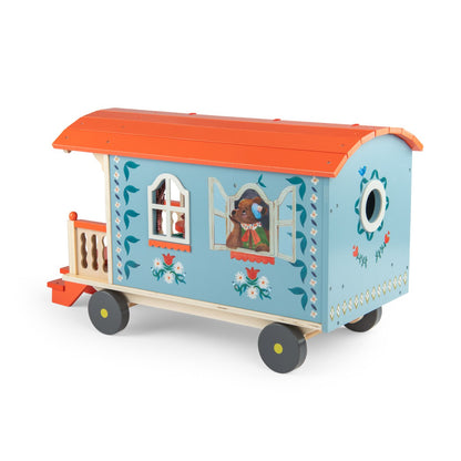 Moulin Roty Minouchkas Wohnwagen aus Holz