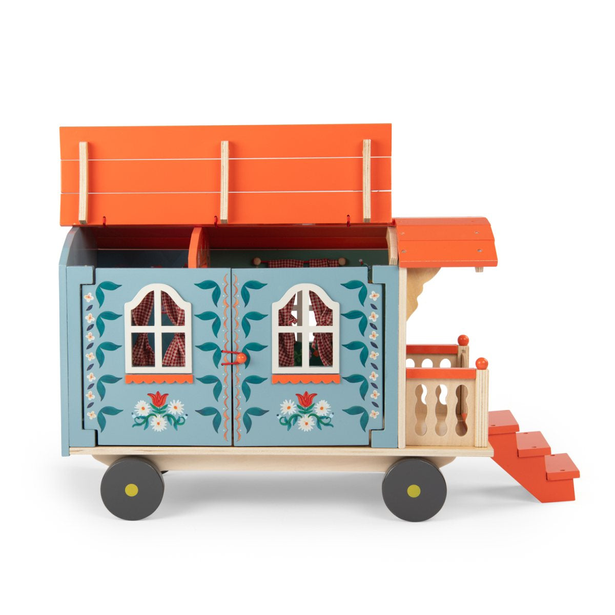 Moulin Roty Minouchkas Wohnwagen aus Holz