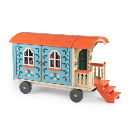 Moulin Roty Minouchkas Wohnwagen aus Holz