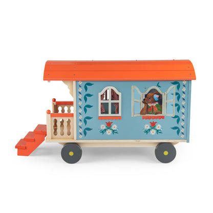 Moulin Roty Minouchkas Wohnwagen aus Holz