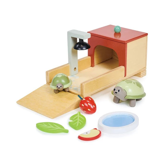 tender leaf Schildkröte Haustier Set