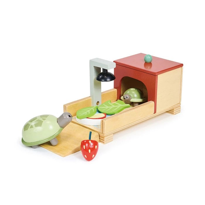 tender leaf Schildkröte Haustier Set