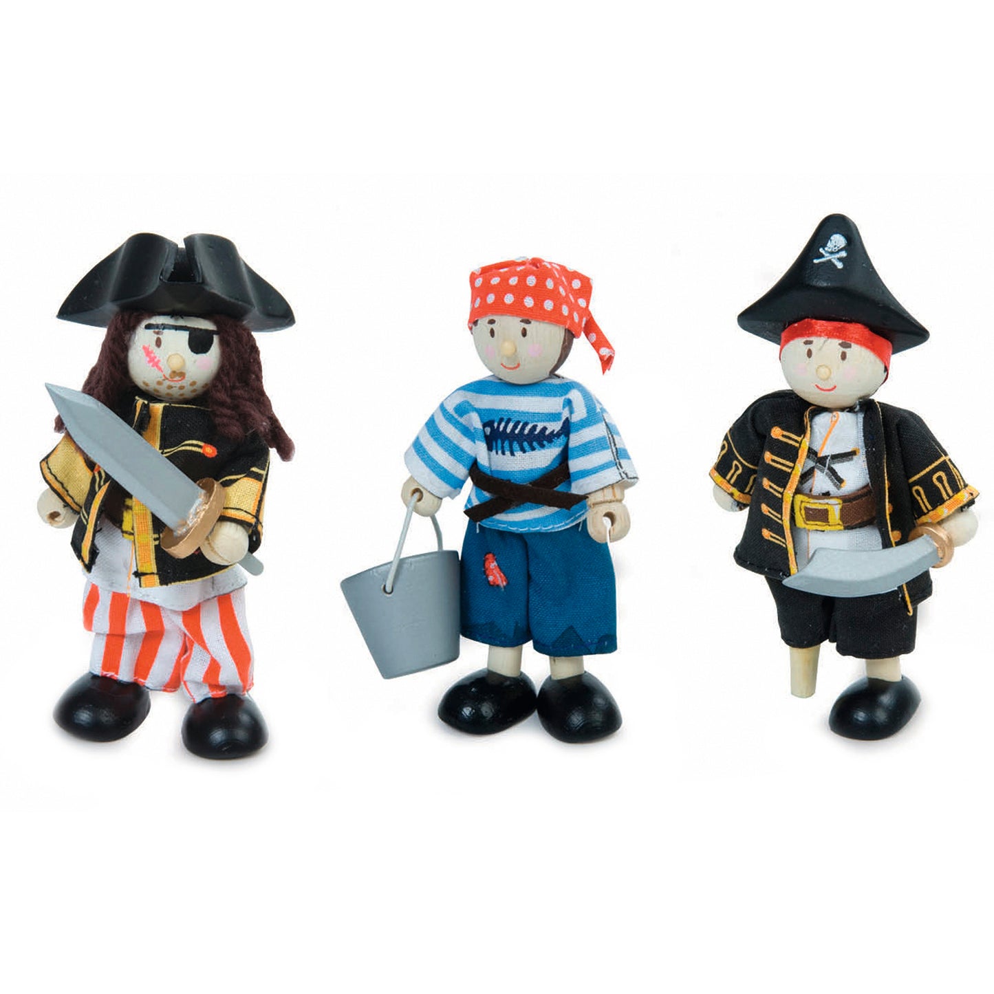 Le Toy Van Piraten-Set für das Piratenschiff Barbarossa