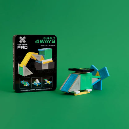 CONNETIX® Magnetbausteine Pro Build-It Vehicles 30 Teile