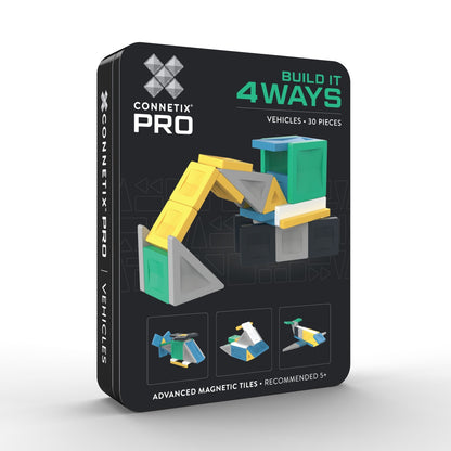 CONNETIX® Magnetbausteine Pro Build-It Vehicles 30 Teile