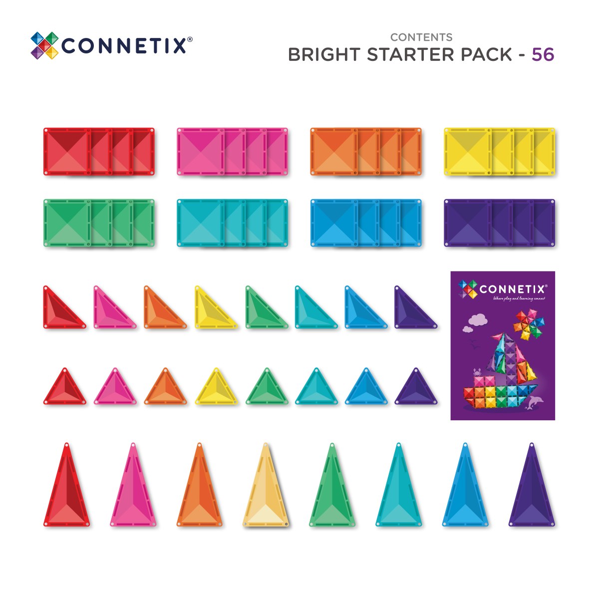 CONNETIX® Bright Starter Pack 56 Teile