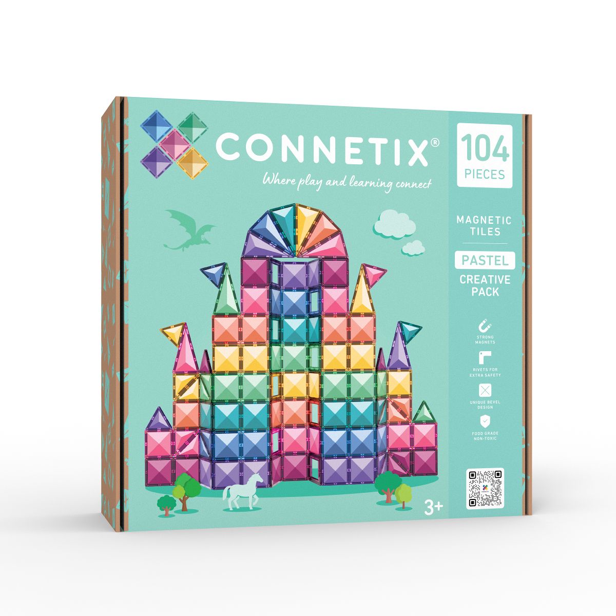 CONNETIX® Pastel Creative Pack 104 Teile