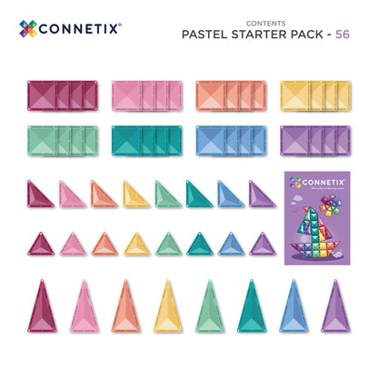 CONNETIX® Pastel Starter Pack 56-teilig
