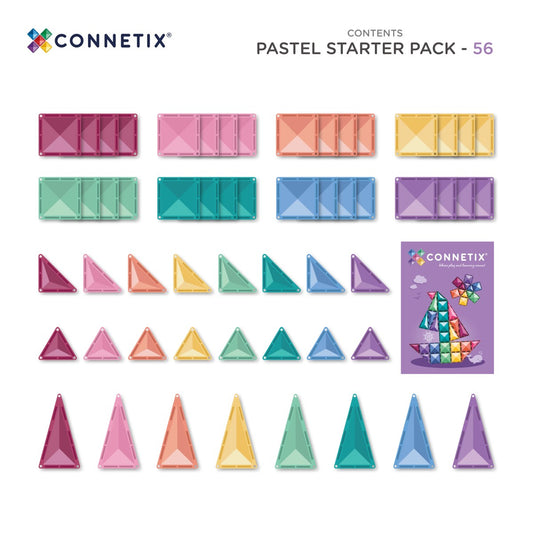 CONNETIX® Pastel Starter Pack 56-teilig