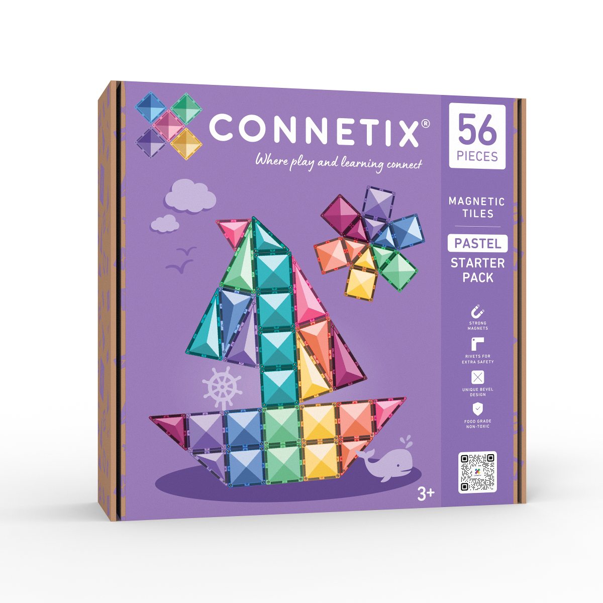 CONNETIX® Pastel Starter Pack 56-teilig
