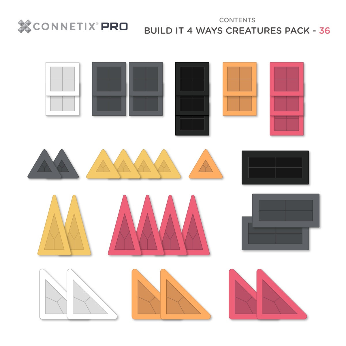 CONNETIX® Pro Build-It Creatures Set 36 Teile