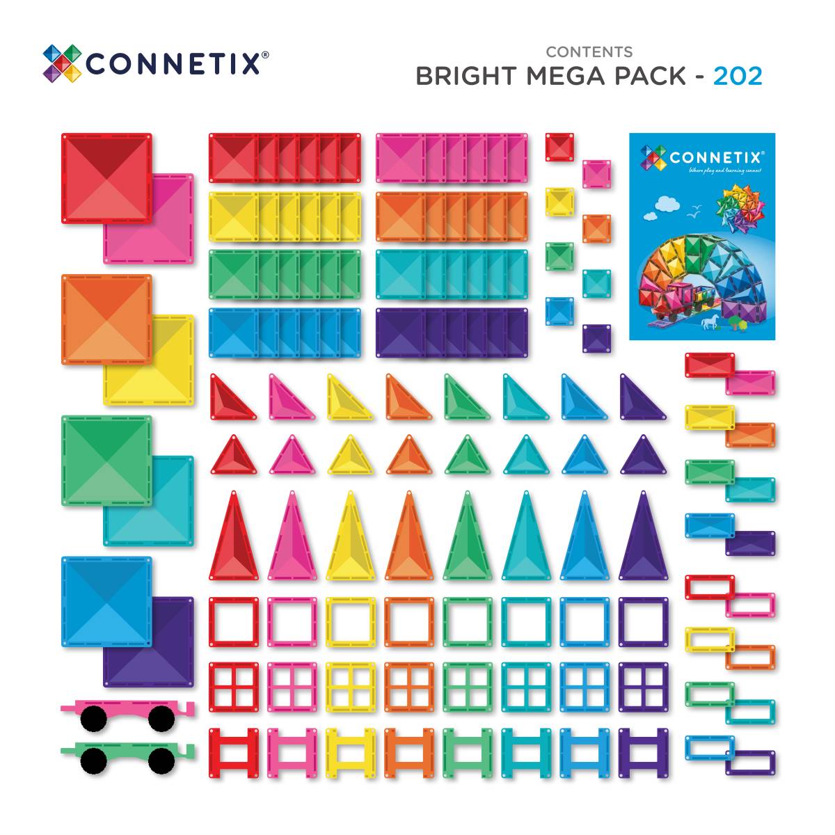 CONNETIX® Bright Mega Pack 202-teilig