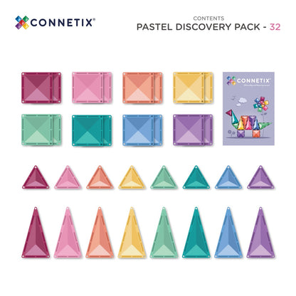 CONNETIX® Pastel Discovery Pack 32 Teile