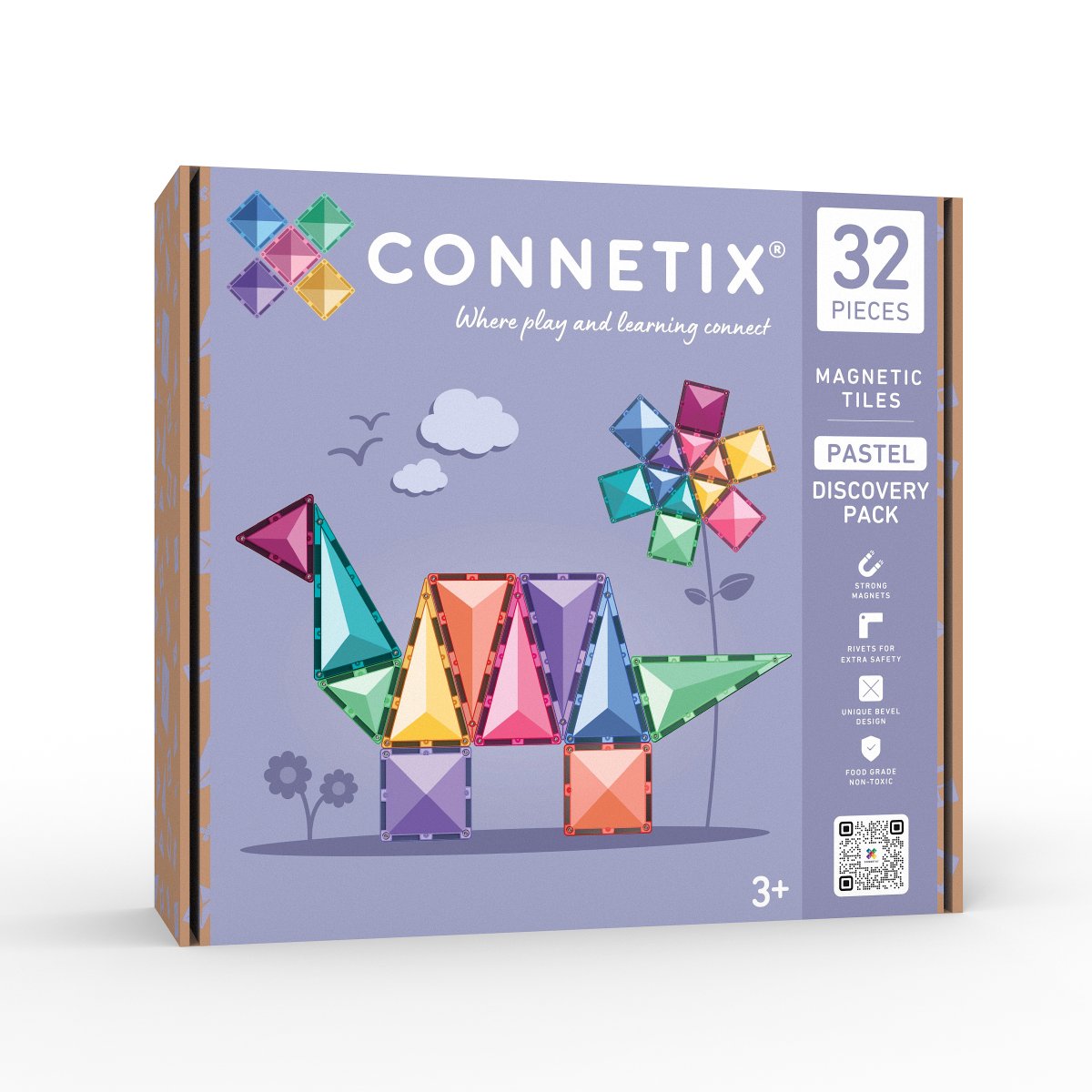 CONNETIX® Pastel Discovery Pack 32 Teile