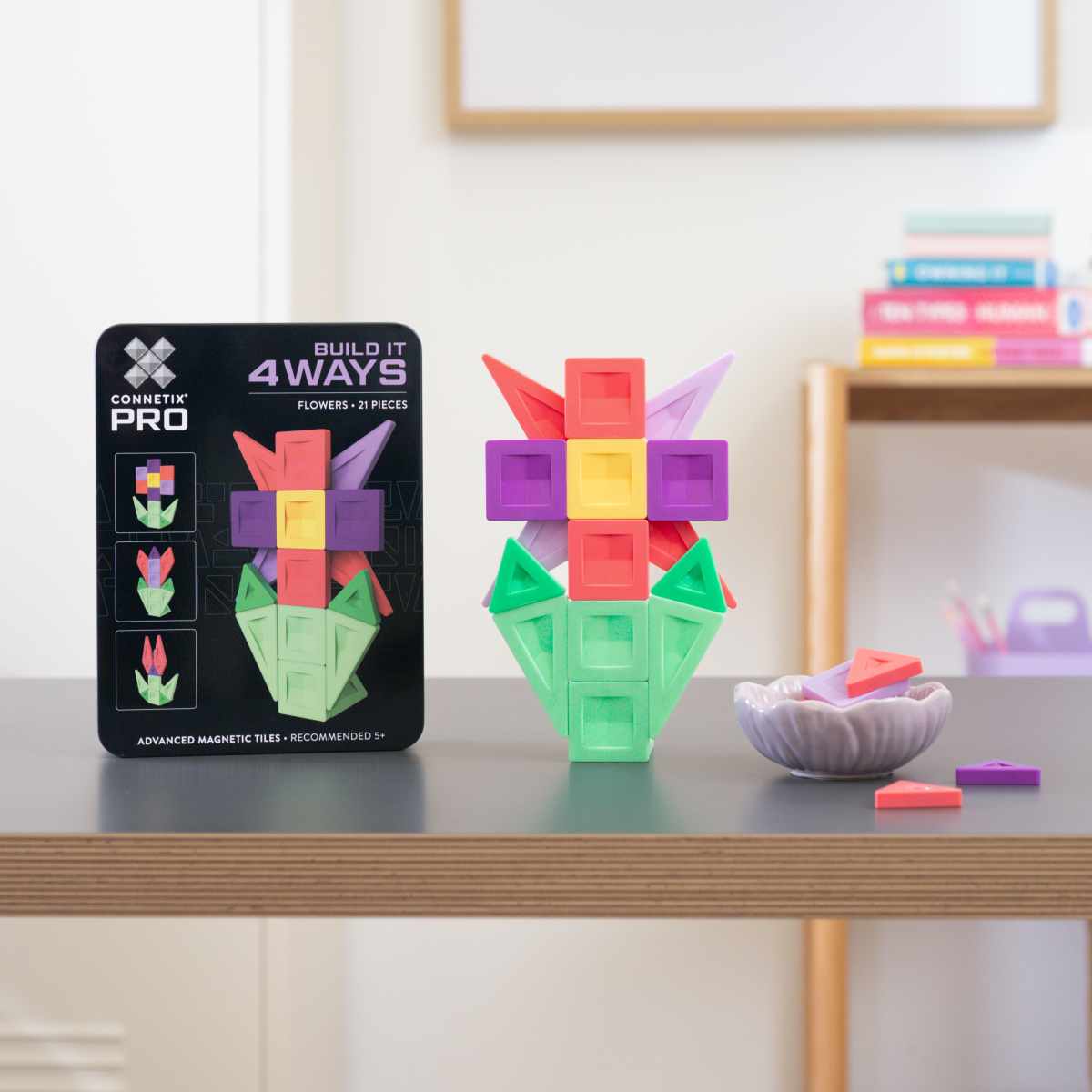 CONNETIX® Pro Build-It Flower Set 21 Teile