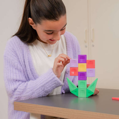 CONNETIX® Pro Build-It Flower Set 21 Teile