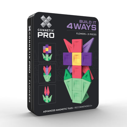 CONNETIX® Pro Build-It Flower Set 21 Teile