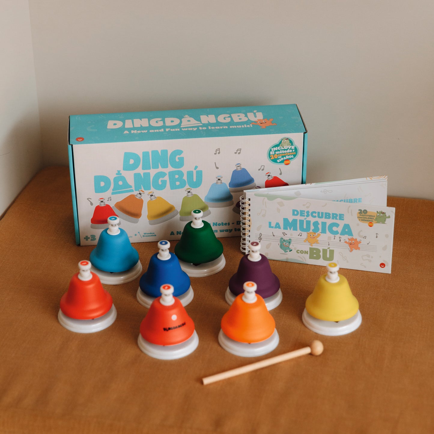 Dingdangbu Push – Tastenglocken (8 Töne)