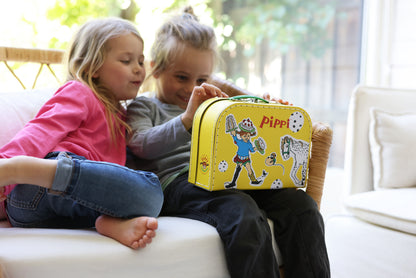 Pippi - Kindertasche Pappkoffer in gelb - 25 cm