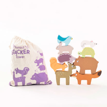 Le Toy Van Stapelspiel Waldtiere /Woodland Stacking Forest Animals