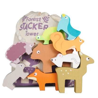Le Toy Van Stapelspiel Waldtiere /Woodland Stacking Forest Animals