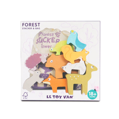 Le Toy Van Stapelspiel Waldtiere /Woodland Stacking Forest Animals