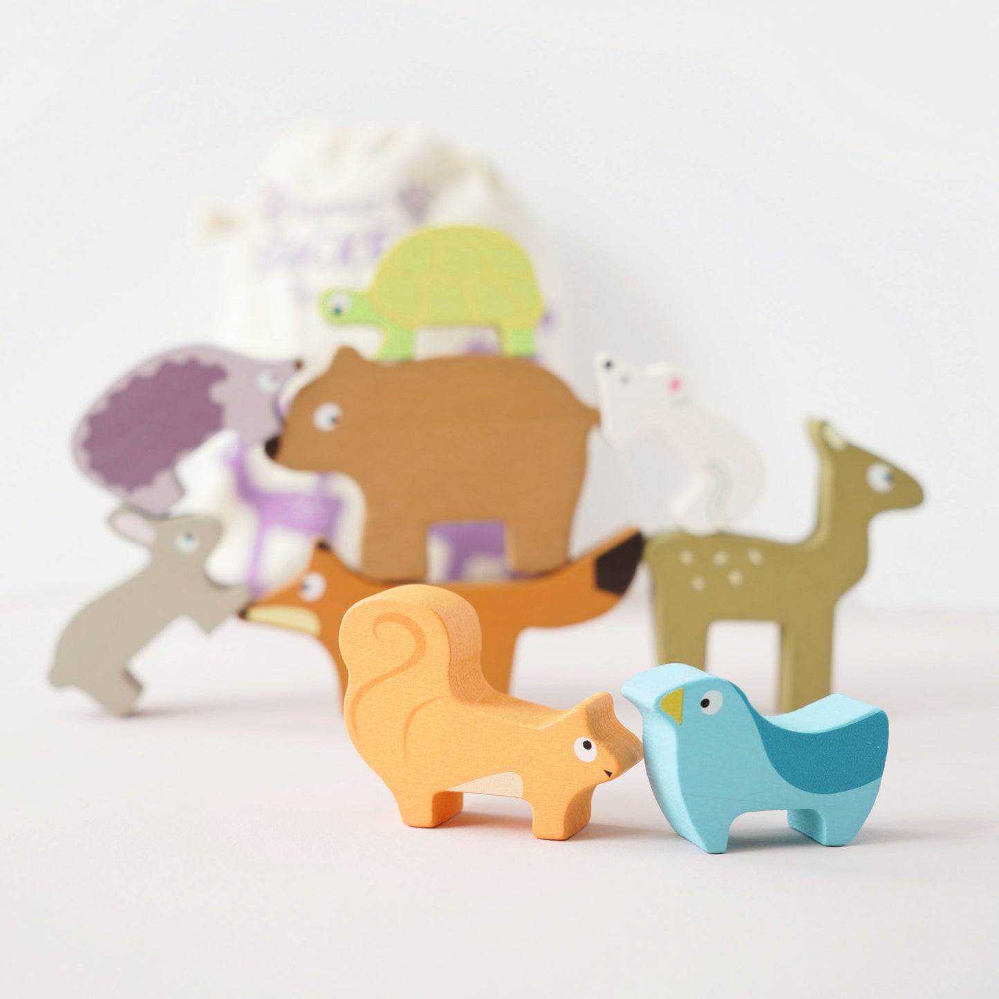 Le Toy Van Stapelspiel Waldtiere /Woodland Stacking Forest Animals