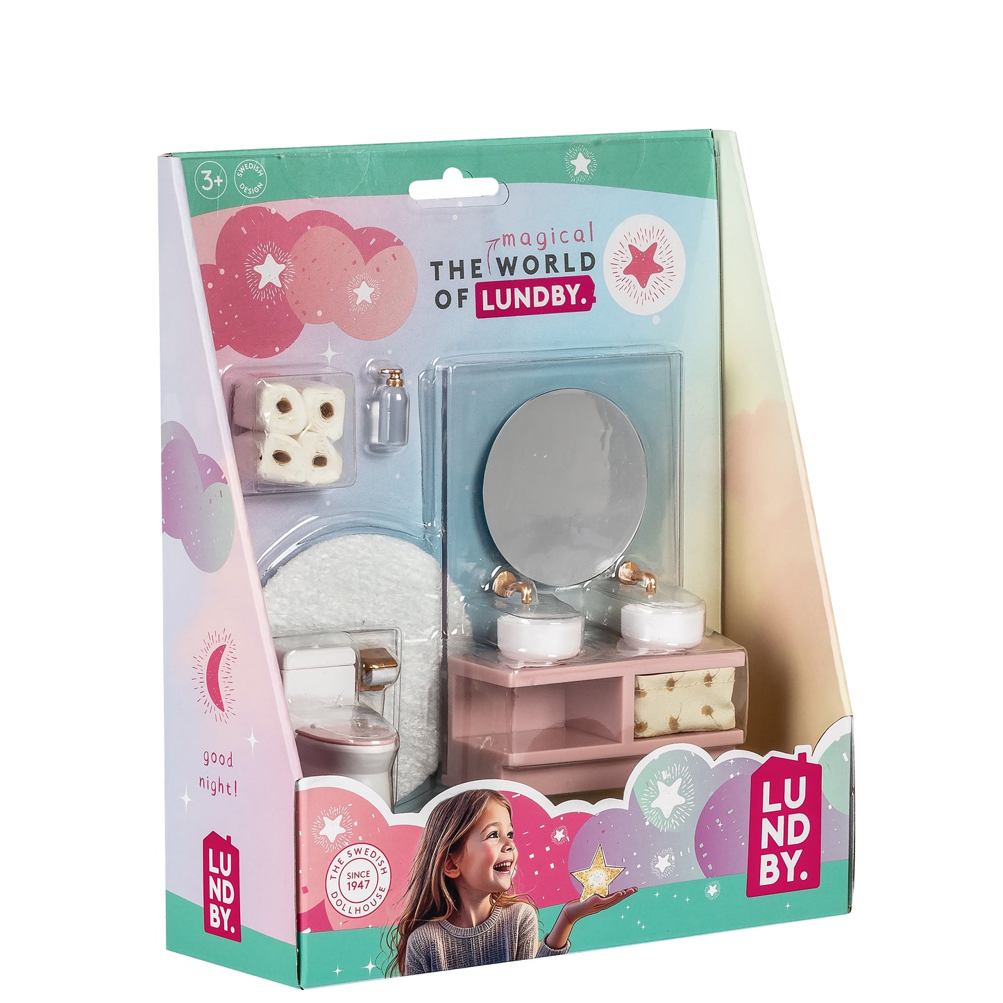 Lundby Waschbecken & Toilette-Set