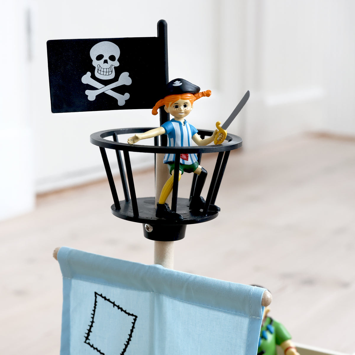 Pippi Langstrumpf Piratenschiff Hoppetossa aus Holz