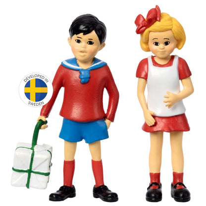 Pippi - Tommy & Annika Figurenset